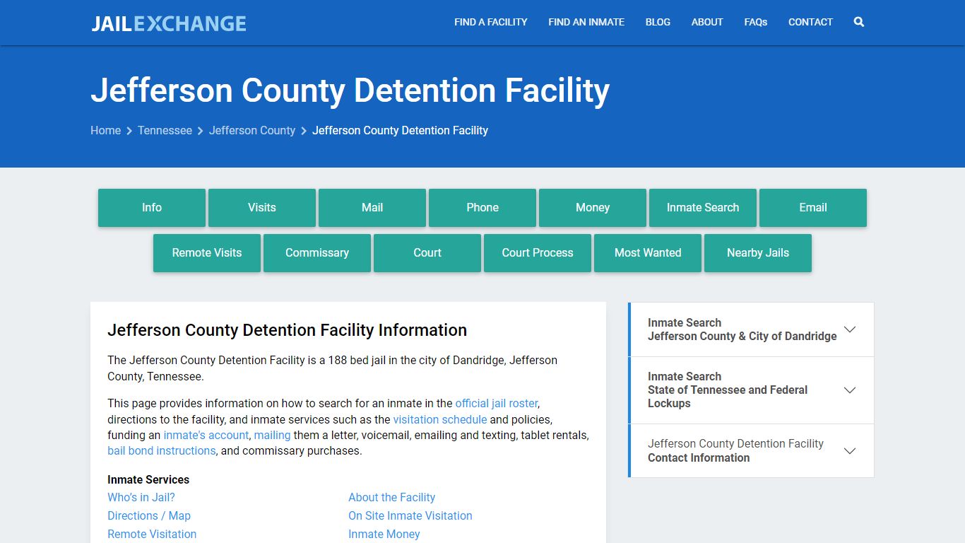 Jefferson County Detention Facility - Jail Exchange